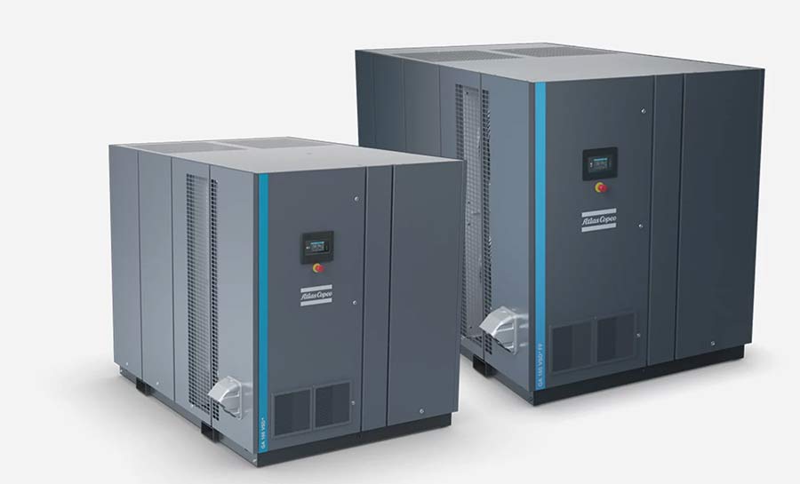 Винтовые компрессоры Atlas Copco с частотным приводом GA 110-160 VSD+